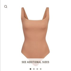 Skims cotton rib bodysuit